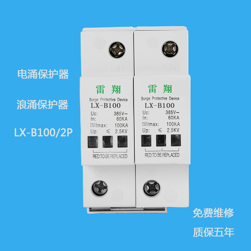 LX-B100/2P電涌保護(hù)器